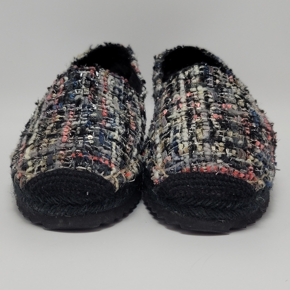 Karl Lagerfeld Arogo 2 Tweed Slip On Flat Shoes Size 8 - Picture 5 of 14